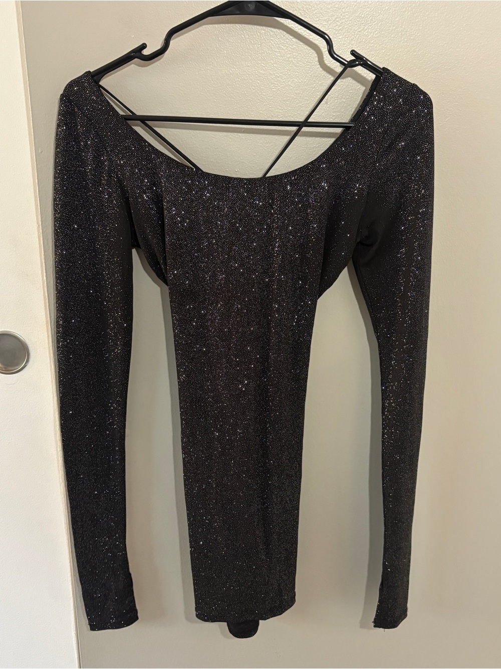 Lucy in the Sky Severina Long Sleeve Bodycon Dress Black Size Women’s Small